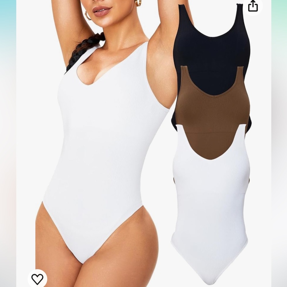 Women’s 3pcs running girl  bodysuit for women,tummy control NWT